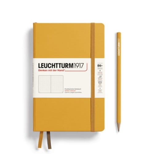 Leuchtturm1917 notitieboek, hardcover, paperback (b6+), dotted, rising sun