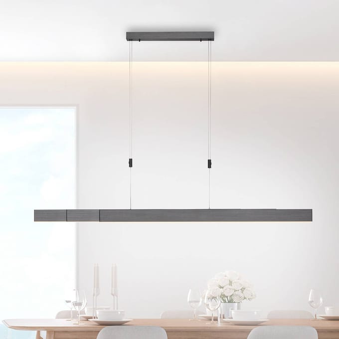 LED hanglamp PURE Moto, platina, dimbaar, CCT