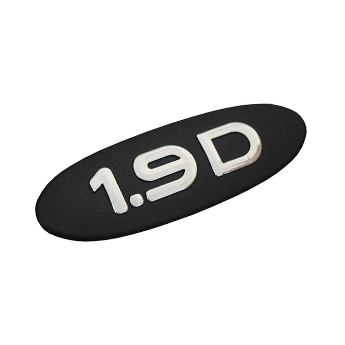 Emblème monogramme BSP569 noir 1.9D pour Renault Kangoo 1998-2007 8200120852