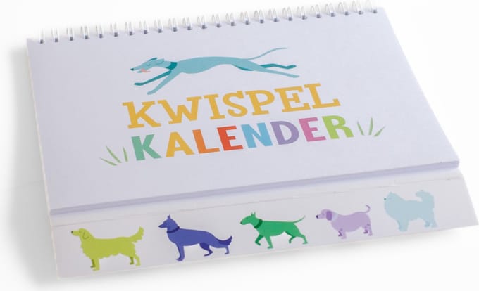 PUPstore - kwispel kalender- honden-desk-verjaardagskalender