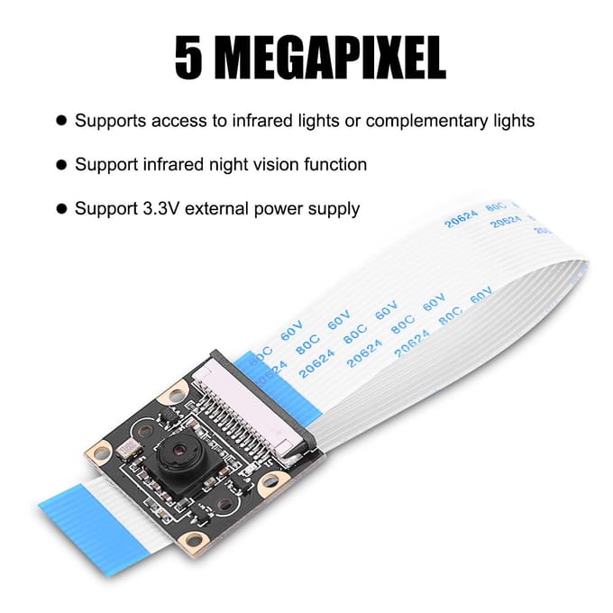 Algemene Infrarood Nachtzicht Camera Module OV5647 Sensor 5 Megapixels voor Raspberry Pi