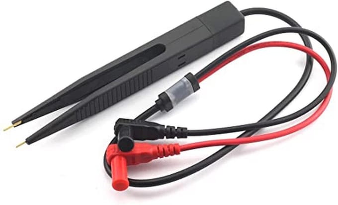Precisie SMD Chip Testpincet voor Inductantie, Capaciteit en Weerstand - Multimeter Accessoire