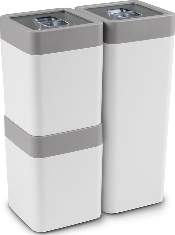 Sigma home voorraadbussen set 0,6L+1,4L wit