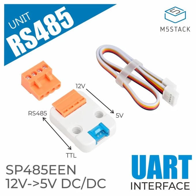 M5Stack officiële RS485 naar TTL-convertereenheid