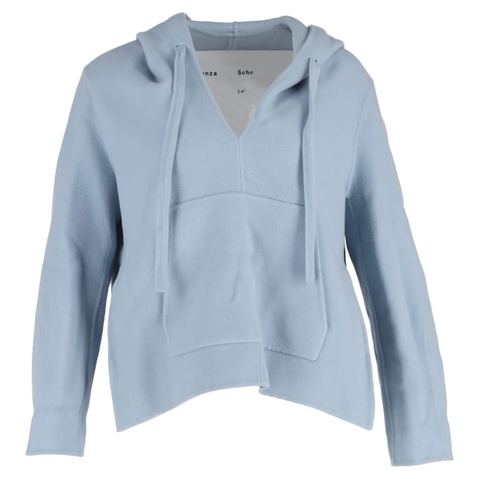 Proenza Schouler hoodie in blauwe wol