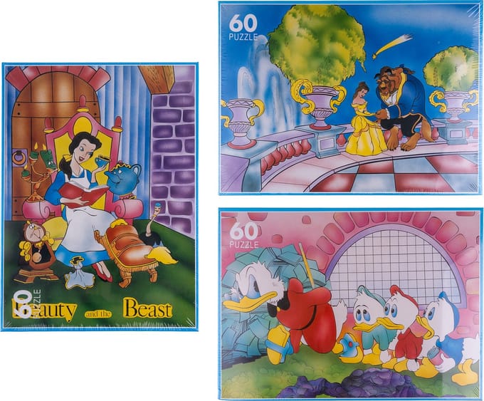 Playtime - 3 puzzels WALT DISNEY - 60 stuks