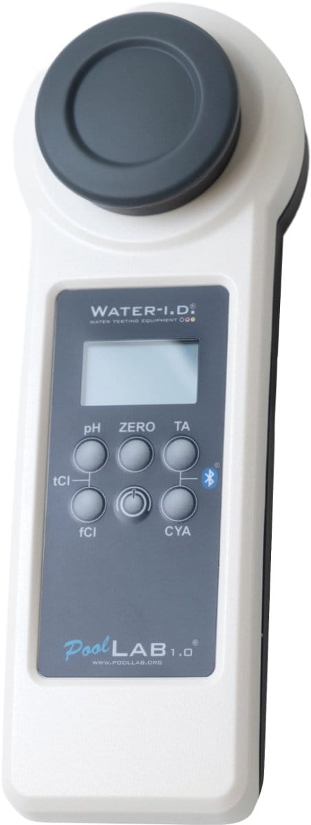 Water ID PoolLab 1.0 Photometer Fotometer Chloor, Alkaliciteit, pH-waarde, Actieve zuurstof, Cyanuurzuur, Broom, Chloordioxide, Ozon,