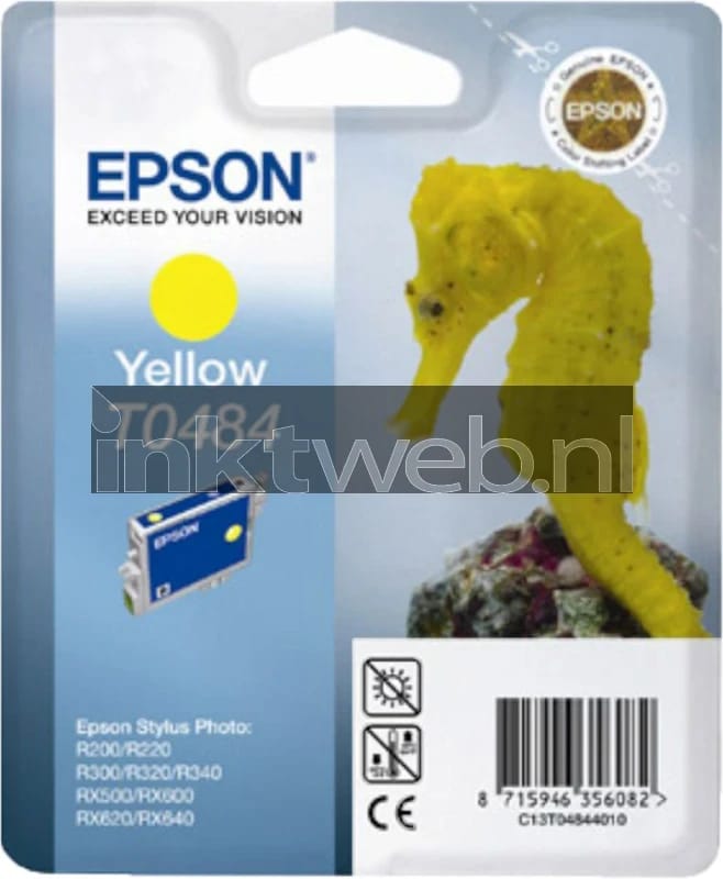 Epson T0484 - Inktcartridge / Geel