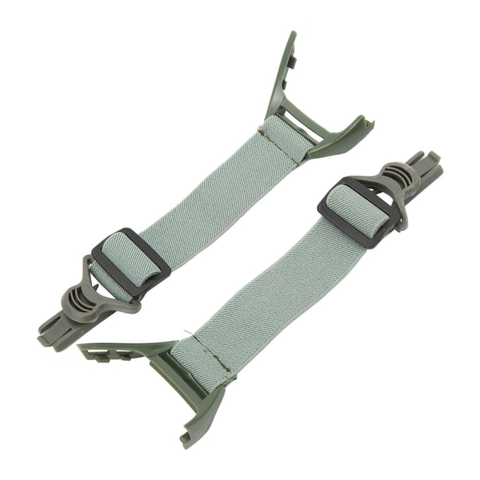 2 Pièces Sangle de Lunettes de Chasse Extensible Confortable Bande Élastique pour Lunettes de Chasse pour Rail Rapide Vert gray
