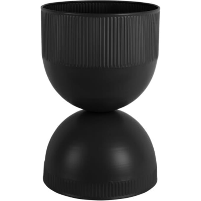 Present Time - Bloempot Tonar Medium - Zwart