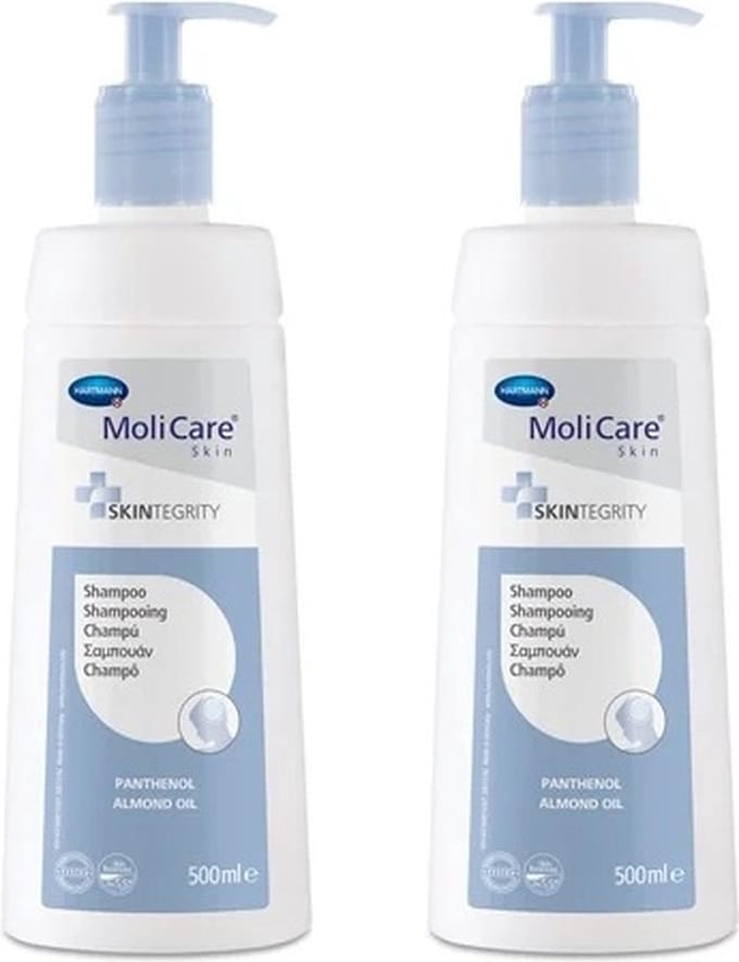 2 x Molicare Skin Clean Shampoo (500ml) - Voordeelverpakking