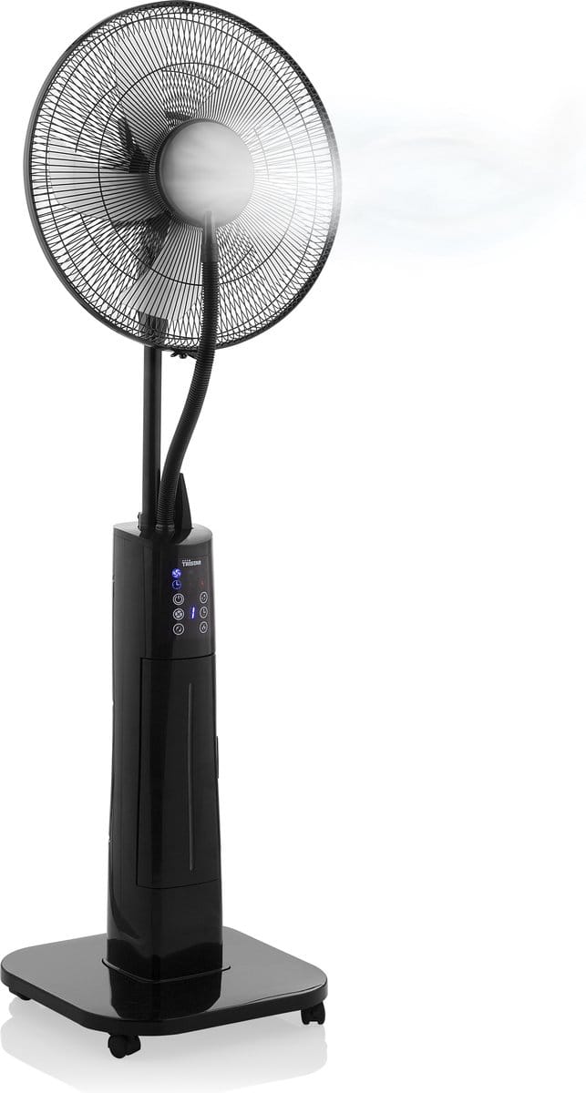 Mistventilator 40 cm – Met Ionisator & Timerfunctie – 3 Snelheden – Oscillerend – Tristar VE-5884 – Zwart