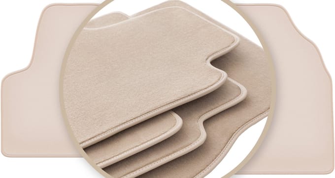PREMIUM beige vloermatten voor: Citroen Jumpy I bestelbus 1994-2006