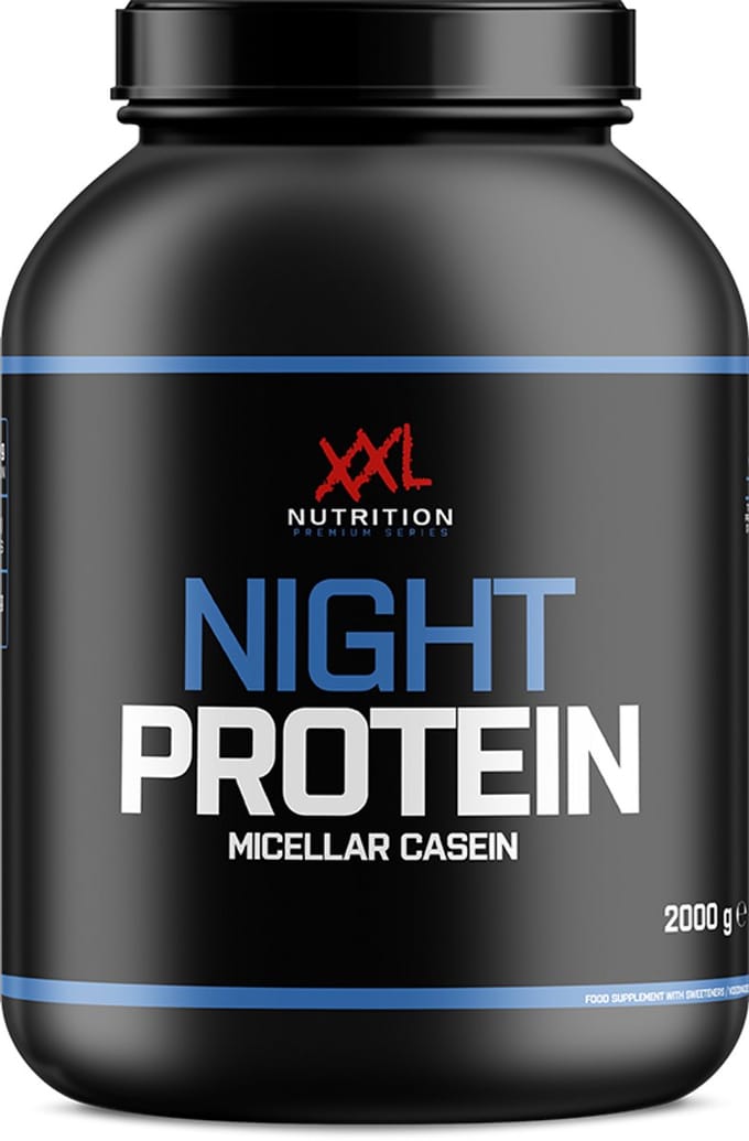 XXL Nutrition - Night Protein - Chocolade - Caseïne Eiwitpoeder - 2000 g