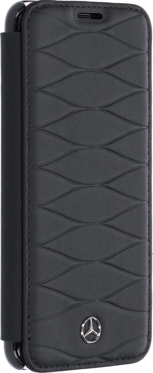 Mercedes-Benz Zwart hoesje Galaxy S8 - Book Case - Classic - Leer - Modern