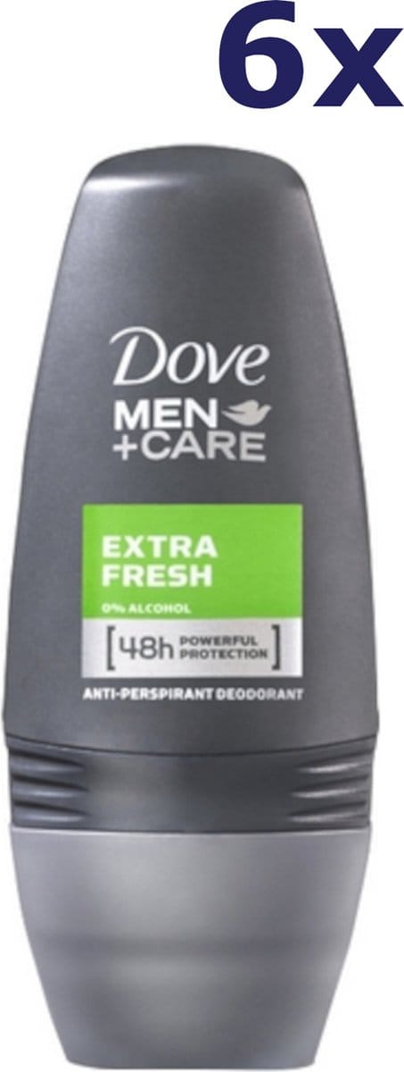 Dove Men - Extra Fresh - Deo roller - 6 x 50 ml