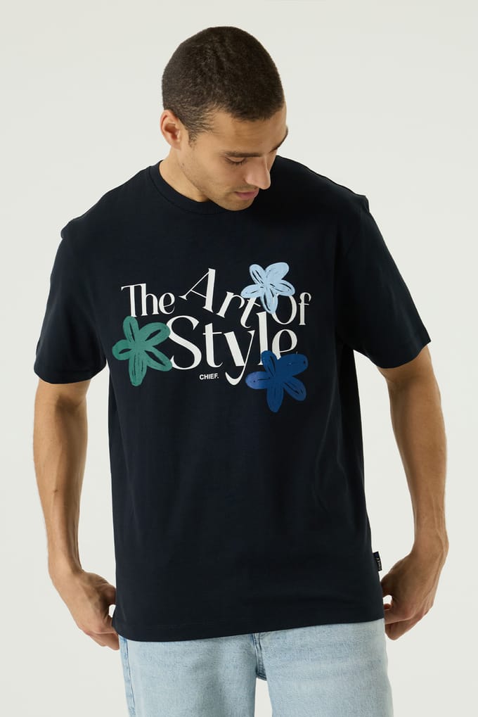 Chief t-shirt zwart