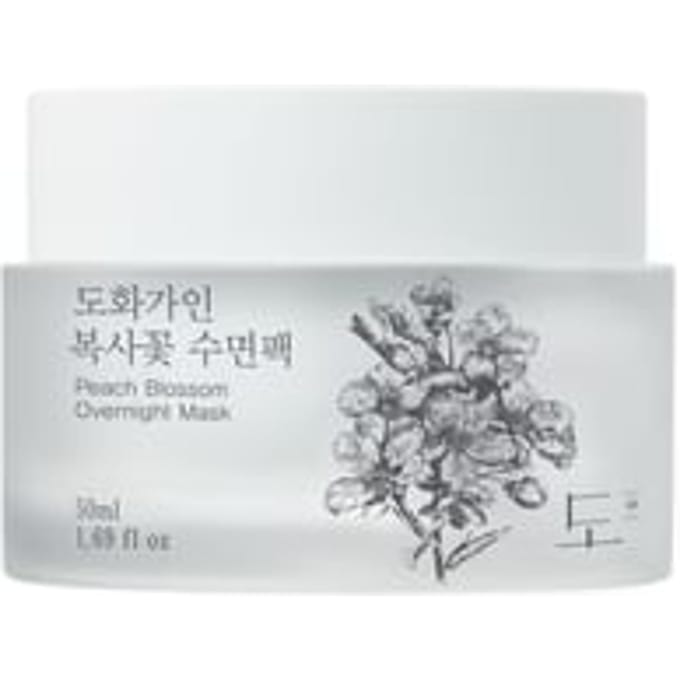 HOUSE OF DOHWA Masque de Nuit Fleur de Pêcher 50ml – Pack de Nuit Hydratant Éclaircissant avec Ferment de Riz et Céramide