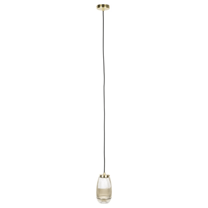 Feliz Lifestyle Robin Hanglamp - Goud glas - 12x12x143cm