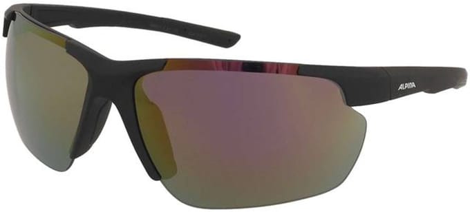 Zonnebril Alpina Defey HR Black Matt/Red Mirror