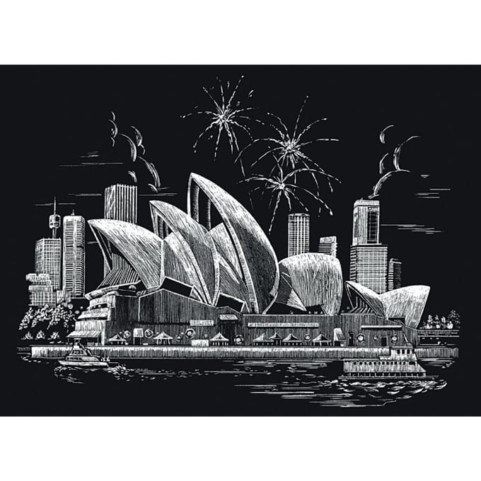 Krasplaat "Sydney Opera House"