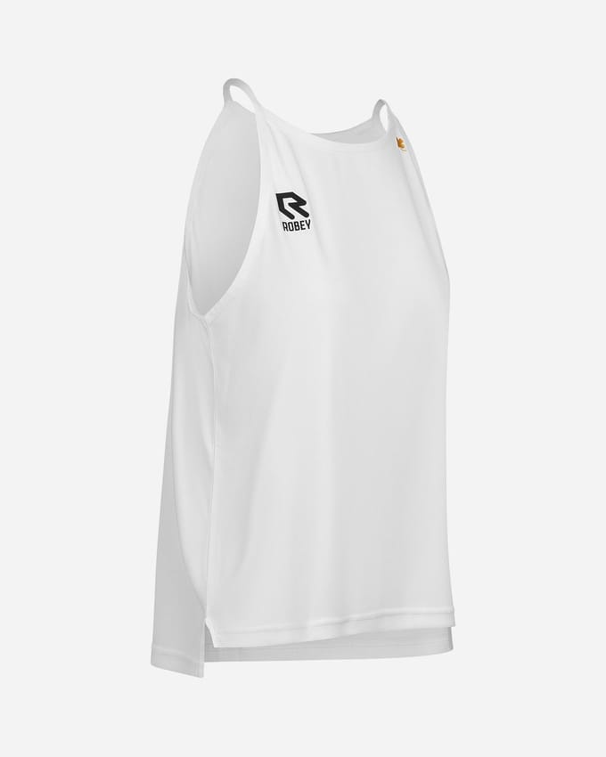 Robey Tennis Club Singlet - Helemaal wit - 152
