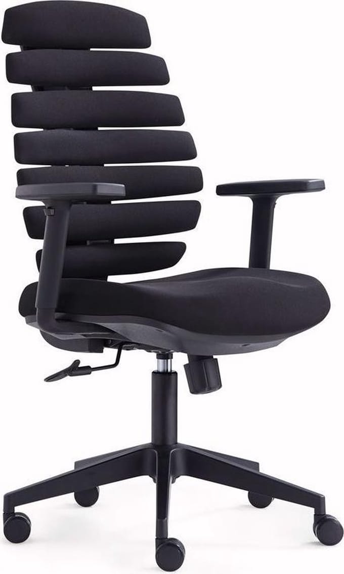IVOL Ergonomische Bureaustoel Flex Zwart - Ergonomisch zitvlak