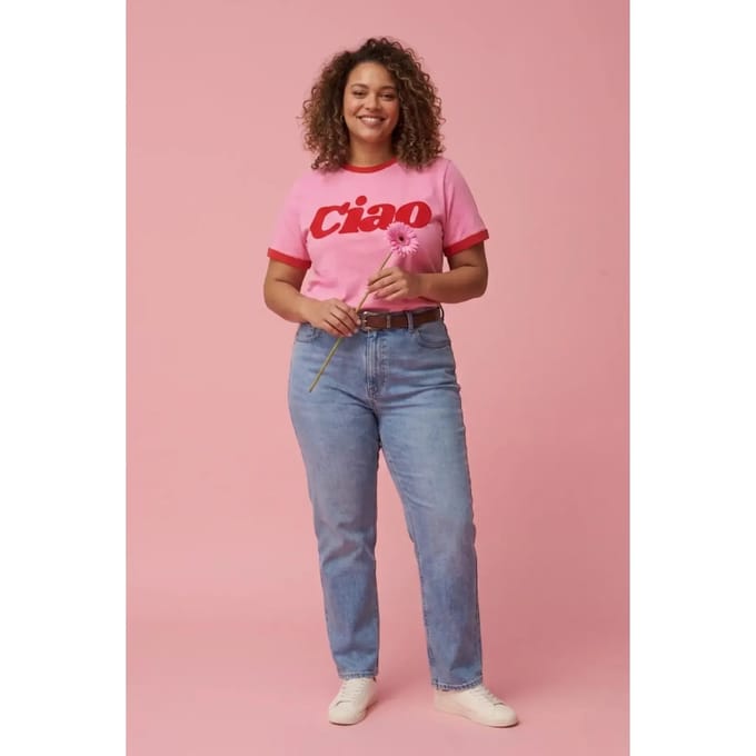 T-shirt dames She is Sunday Ciao