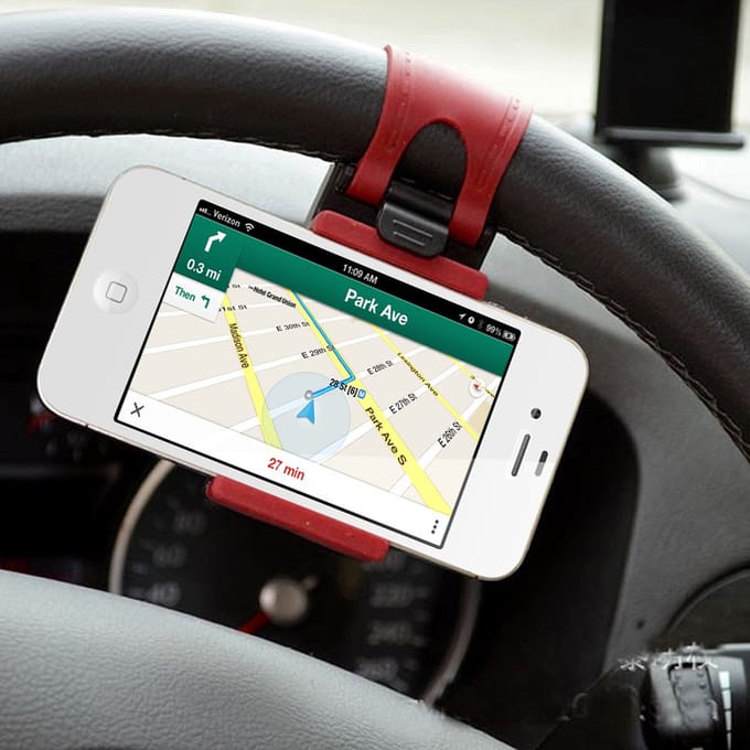 Peachy Stuurhouder telefoon auto universele houder geschikt voor iPhone GPS Smartphone