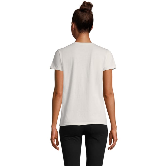SOLS Dames/Dames Pioneer T-Shirt (Gebroken wit)