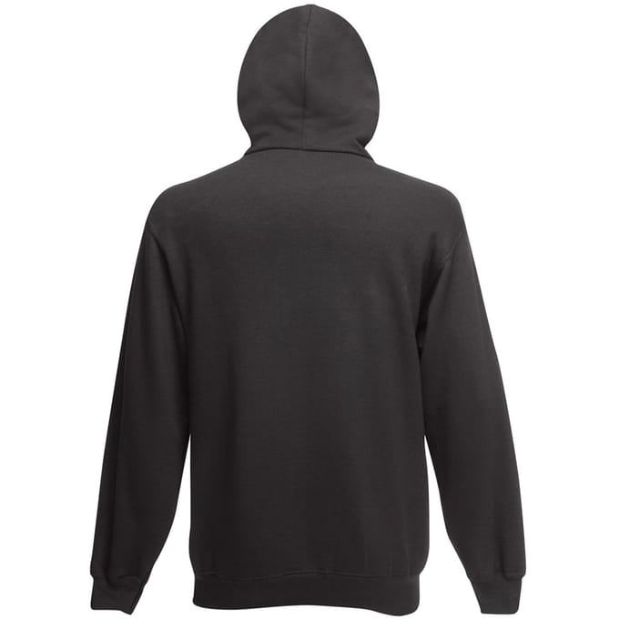 Fruit Of The Loom Heren Met Ritssluiting Sweatshirt Met Capuchon / Hoodie (Charcoal)