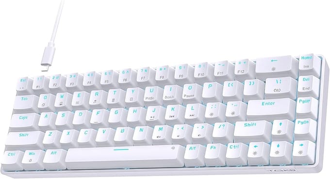 Compact Mechanisch Gaming Toetsenbord met RGB Backlight voor PC en Mac