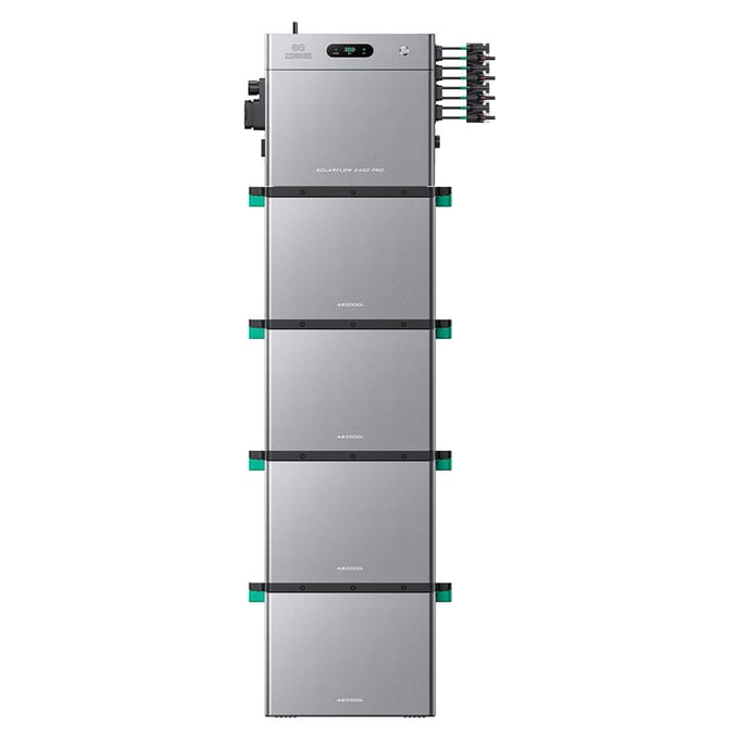 Zendure SolarFlow 2400 Pro - SolarFlow 2400 Pro (2.4 kWh) / 4*AB3000L (11.52 kWh) / Zonder panelen