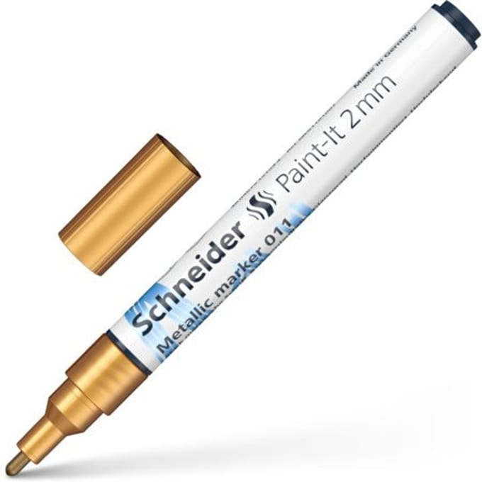 Schneider metallic marker - Paint-It 011 - 2mm - goud metallic - S-ML01101066