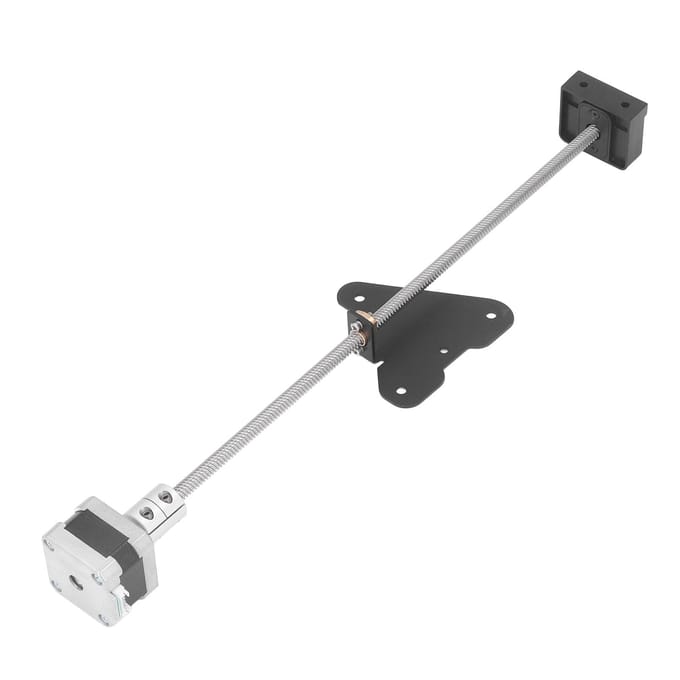 3D Printer Upgrade Kit Dubbele Z-assen Stappenmotorkit met T8 Schroef Lagergeleiding gray