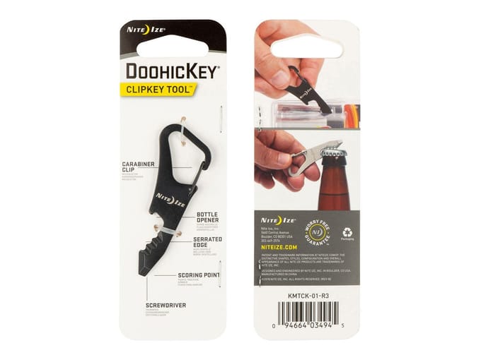 Nite Ize DoohicKey ClipKey Multitool zwart