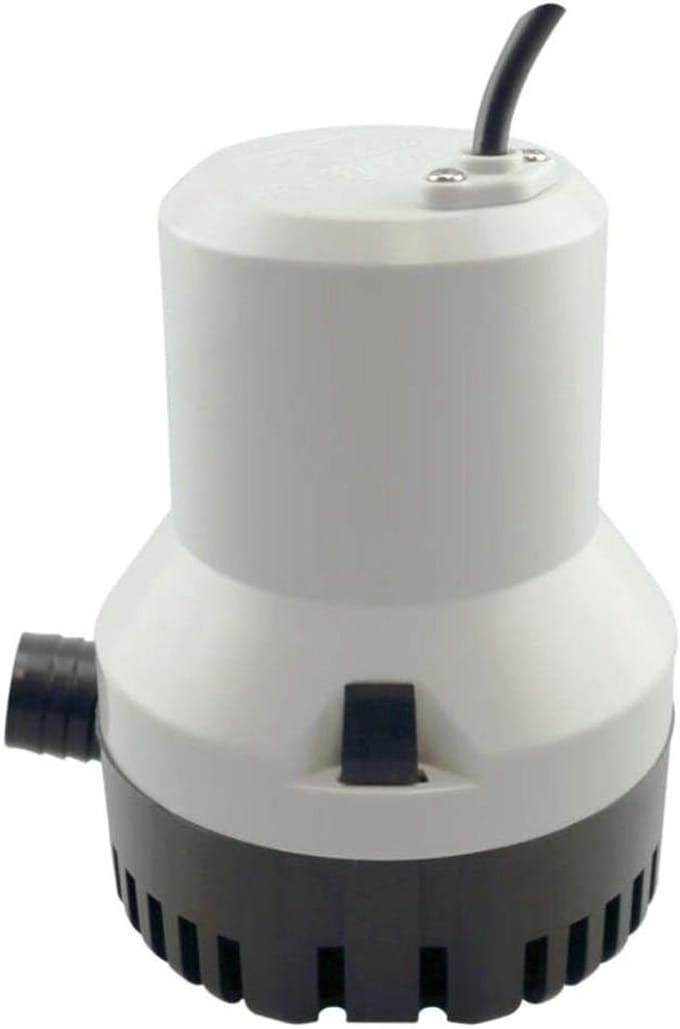 Bilgepomp - Waterpomp Boot - Water Afvoeren - Automatische Werking - 2000 GPH - Zwart