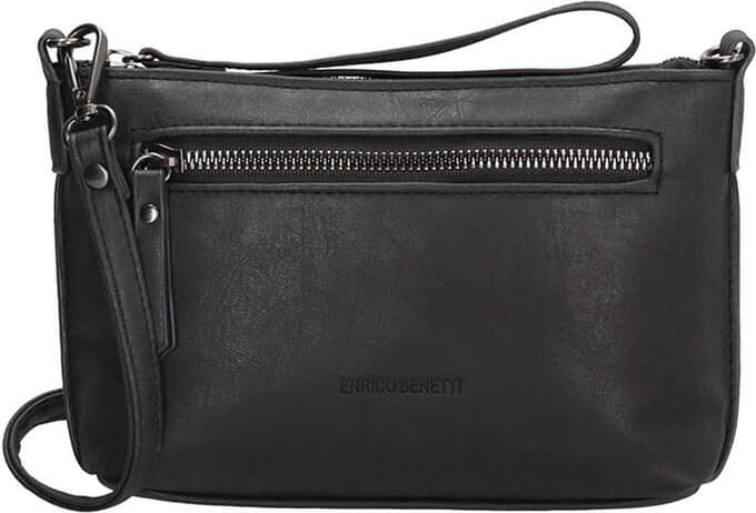 Enrico Benetti Schoudertasje/Clutch Zoë Zwart