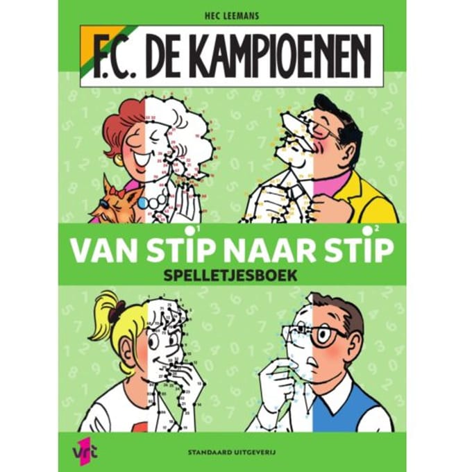 Van Stip Naar Stip Spelletjesboek - F.C. De Kampioenen - Hec Leemans