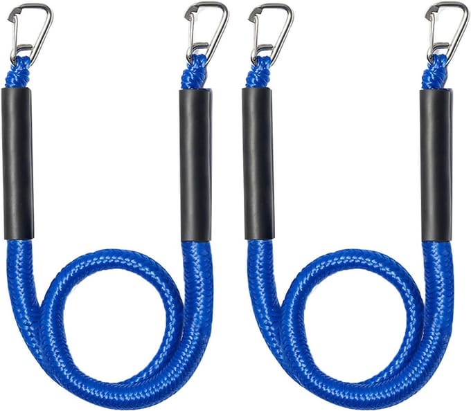 Verstelbare Aanmeerkabel Boot Stootlijn met RVS Clips voor Watersport