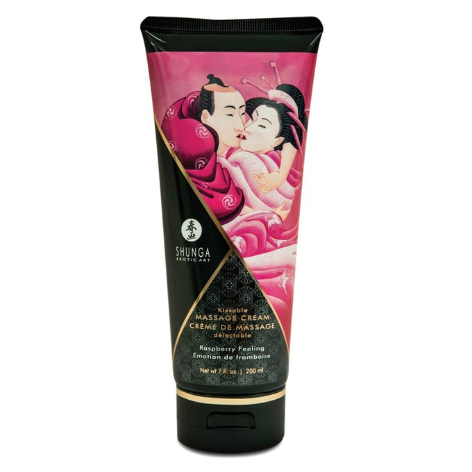 Shunga - Massage Crème - Raspberry Feeling