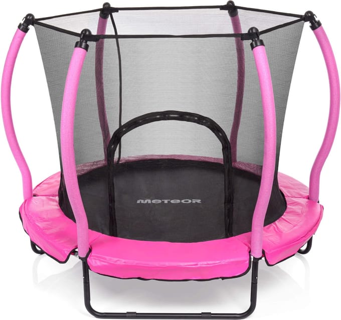 Meteor TRP-70 - Trampolines voor kinderen - 140 cm, roze