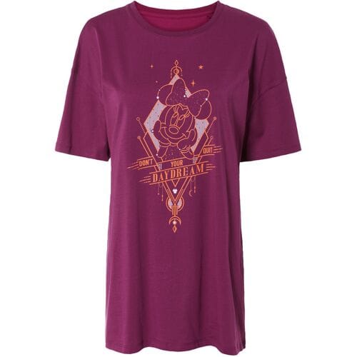 Lidl Dames bigshirt (Bordeauxrood, S (36/38))