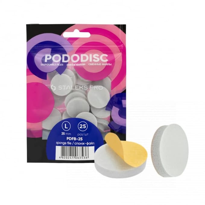 Vervangende Buffer-Polijstschijven 25 mm voor Pedicure - 25 Stuks