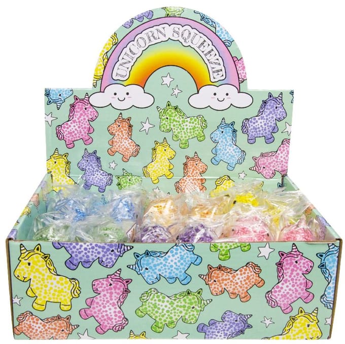 Duckiez Squeeze standing Eenhoorn - 12 stuks