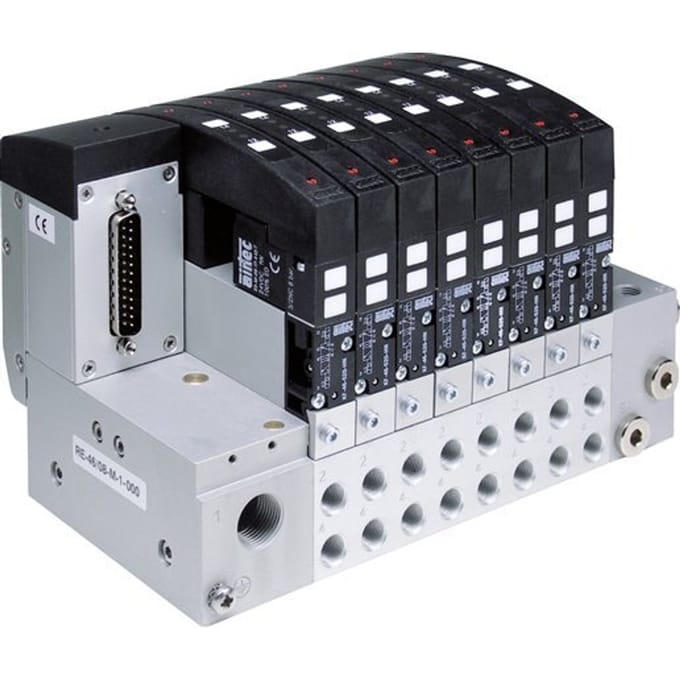 14x Pneumatisch Ventiel Terminal 24V DC 3-8bar/42-112psi Multi-pole (44-pins) Airtec