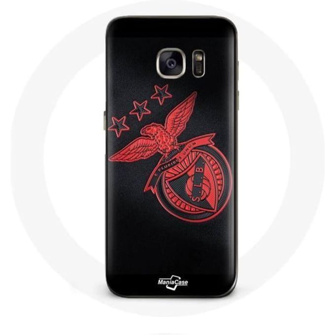 Samsung Galaxy S6 hoesje slb benfica zwarte achtergrond