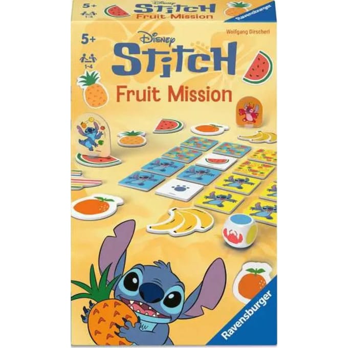 Ravensburger – Disney Stitch: Fruit Mission – Kinderspel – Vanaf 5 Jaar