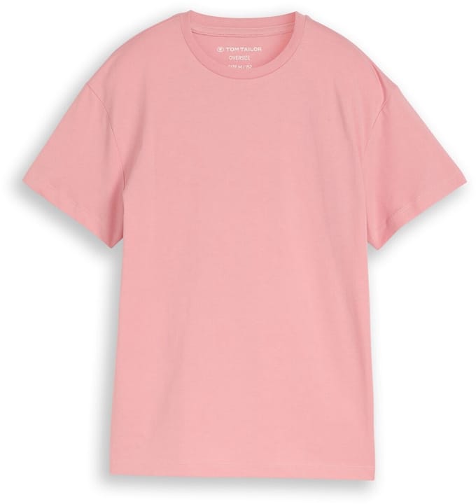 Tom Tailor - Oversized T-shirt met print - Maat 152 - blush rose