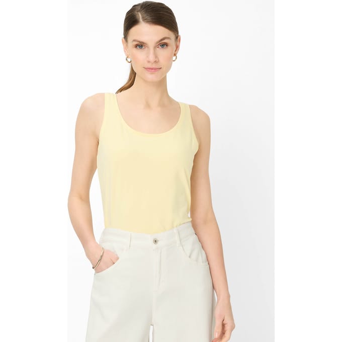 Brax Dames Top  Style SILVY limoncello, lichtgeel, maat 46